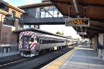 Ctrail Train at Wallingford Station heading northbound with a Mafersa Cab Car in the lead